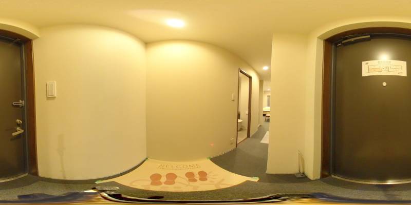 パノラマ画像玄関