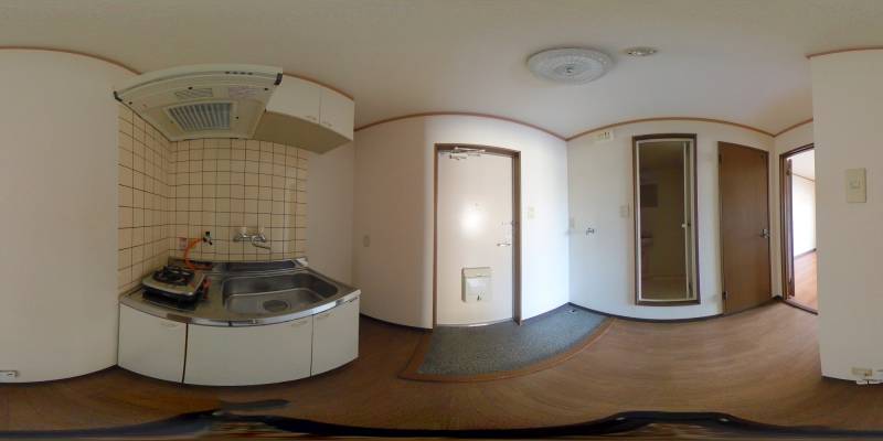 パノラマ画像キッチン