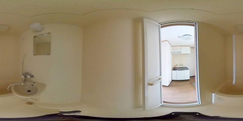 パノラマ画像バスルーム