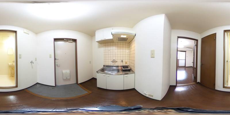 パノラマ画像キッチン