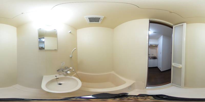 パノラマ画像バスルーム