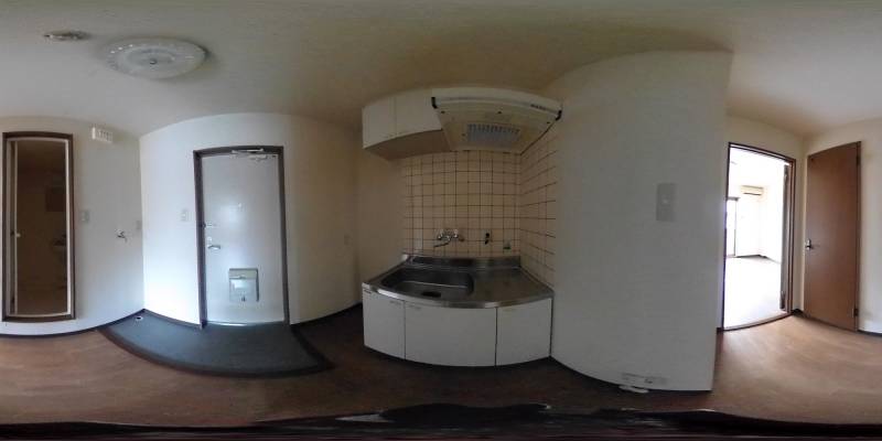 パノラマ画像キッチン