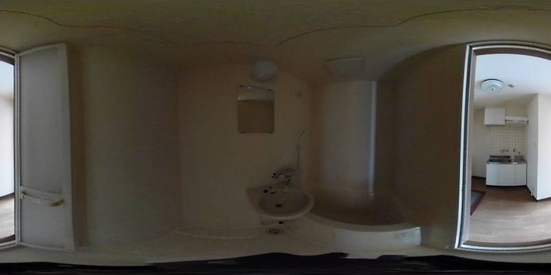 パノラマ画像洗面所
