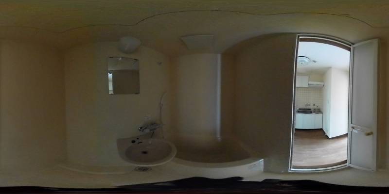 パノラマ画像バスルーム