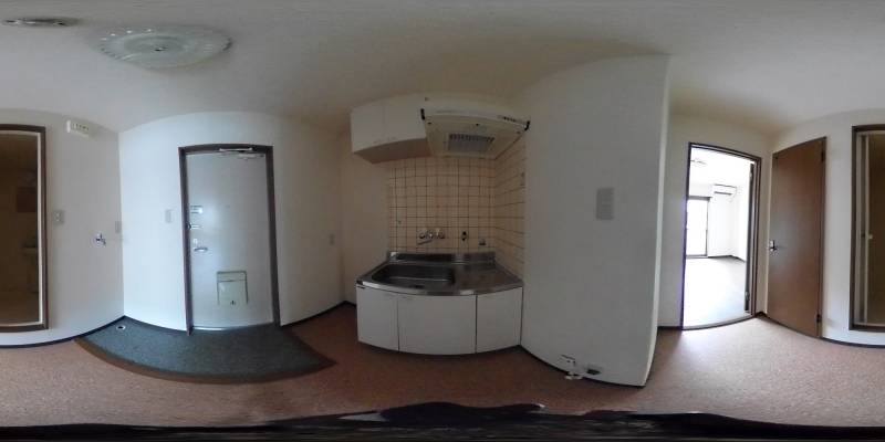 パノラマ画像キッチン