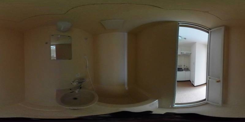 パノラマ画像バスルーム