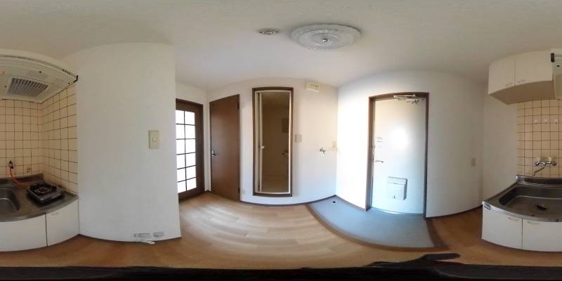 パノラマ画像キッチン