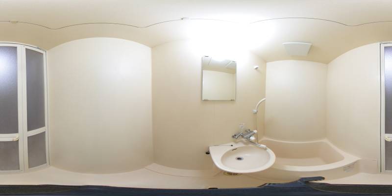 パノラマ画像バスルーム