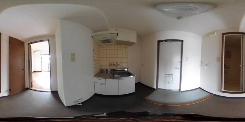 パノラマ画像キッチン