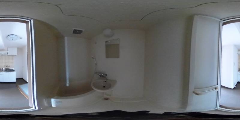 パノラマ画像洗面所