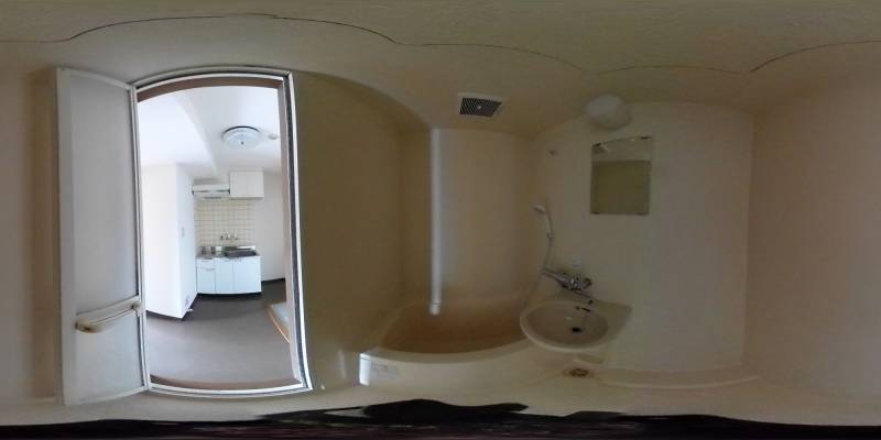 パノラマ画像バスルーム