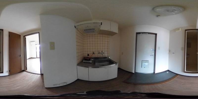 パノラマ画像キッチン