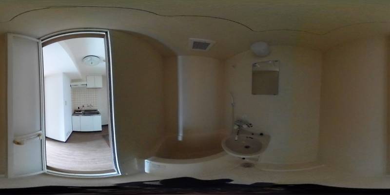 パノラマ画像バスルーム