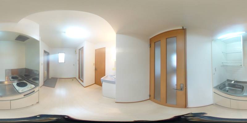 パノラマ画像キッチン