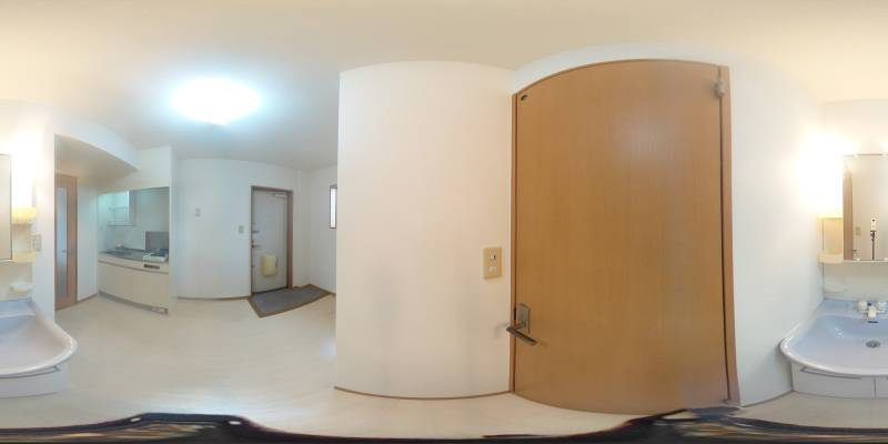 パノラマ画像洗面所