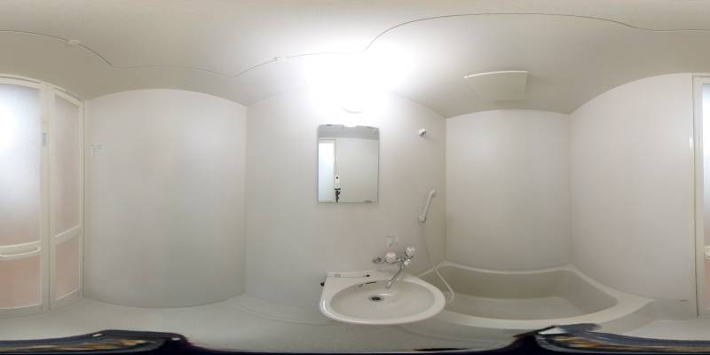 パノラマ画像バスルーム