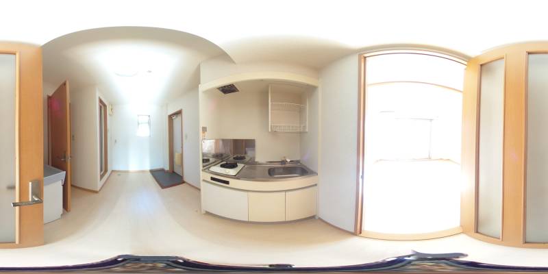パノラマ画像キッチン