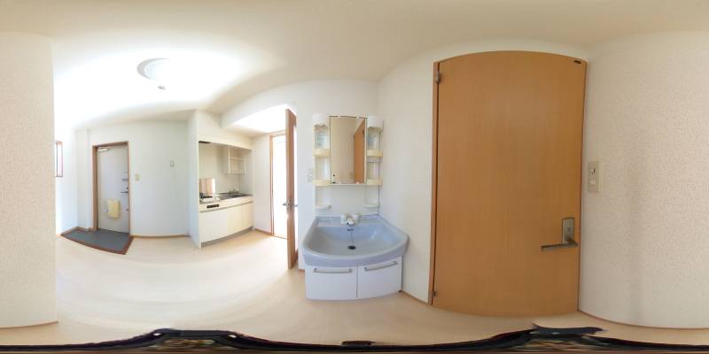 パノラマ画像洗面所