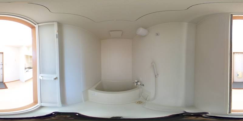 パノラマ画像バスルーム