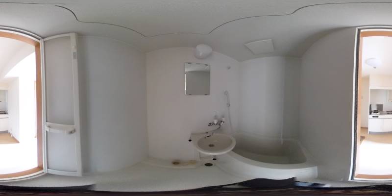 パノラマ画像洗面所