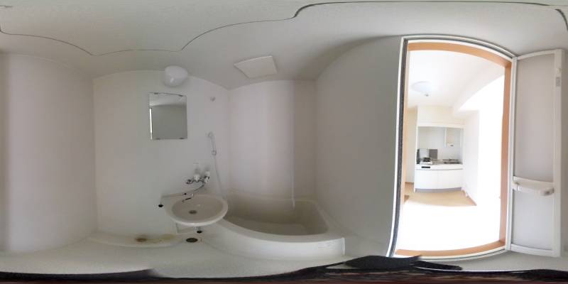 パノラマ画像バスルーム