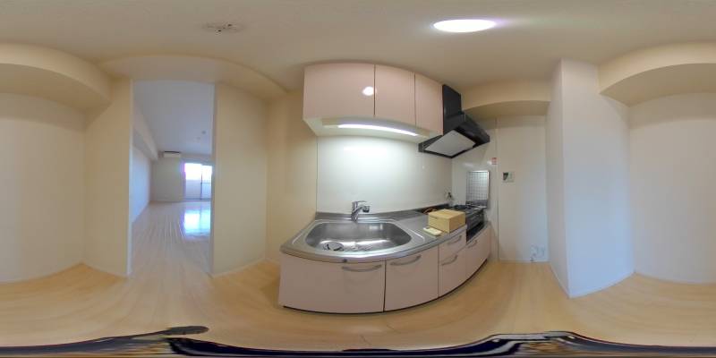 パノラマ画像キッチン