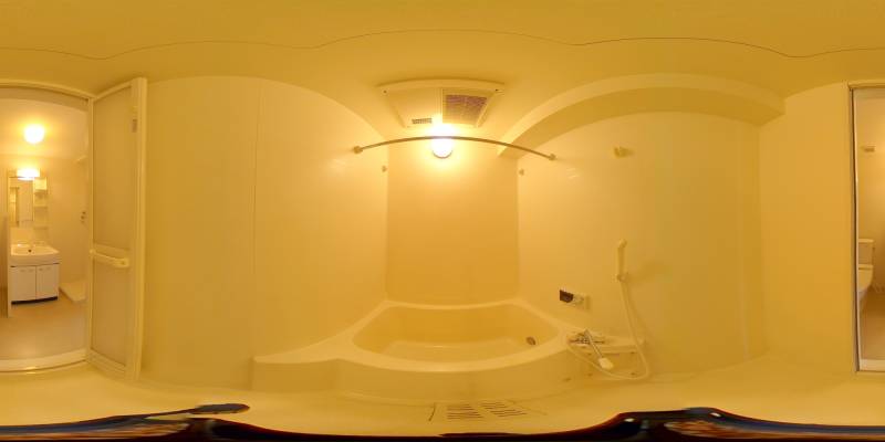 パノラマ画像バスルーム