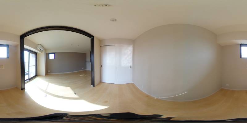 パノラマ画像洋室