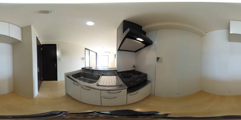 パノラマ画像キッチン