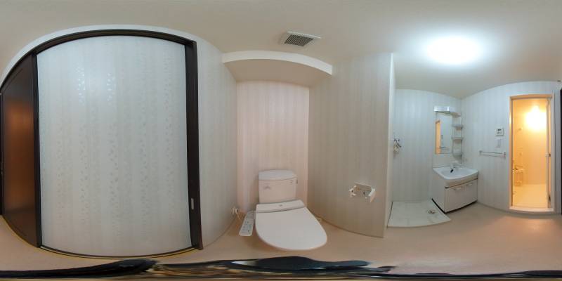 パノラマ画像トイレ