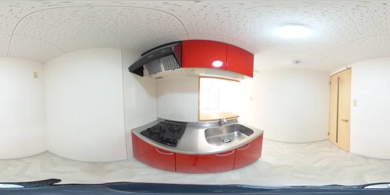 パノラマ画像キッチン