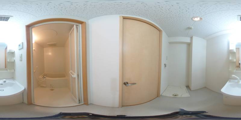 パノラマ画像洗面所