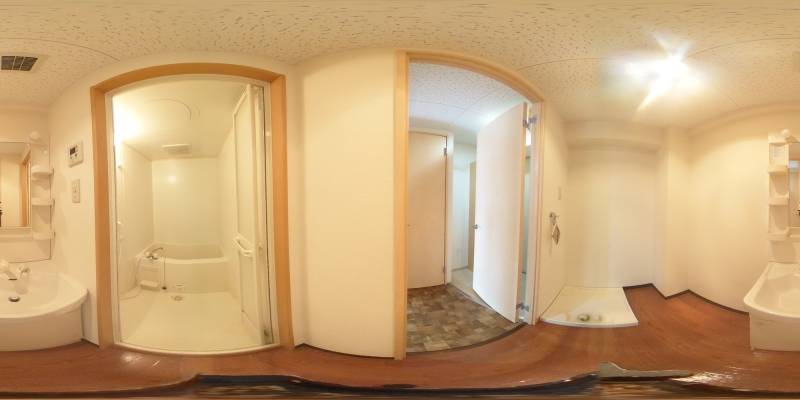 パノラマ画像洗面所