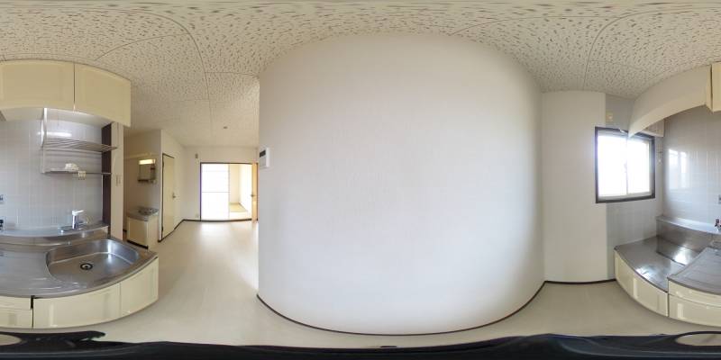 パノラマ画像キッチン