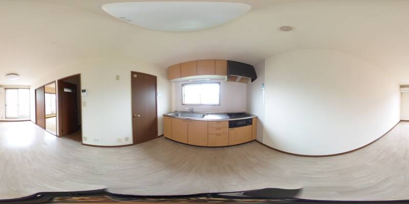 パノラマ画像キッチン