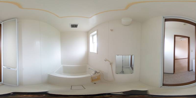 パノラマ画像バスルーム