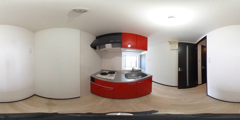 パノラマ画像キッチン