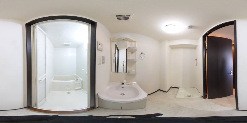 パノラマ画像洗面所