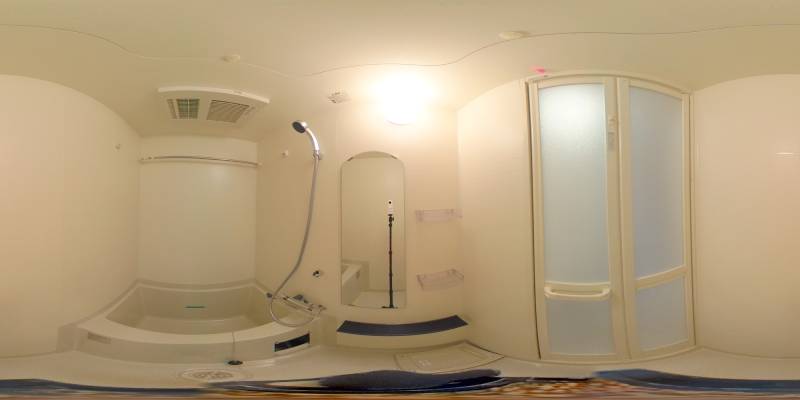 パノラマ画像バスルーム