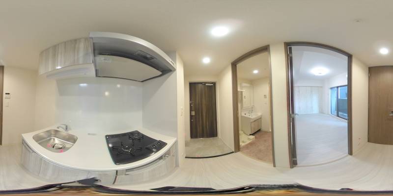 パノラマ画像キッチン