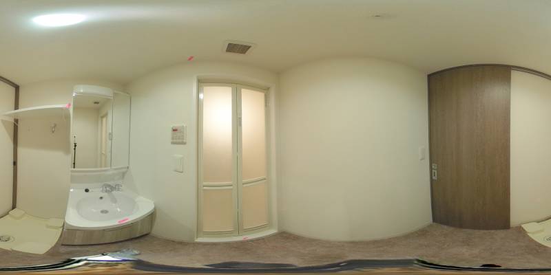 パノラマ画像洗面所