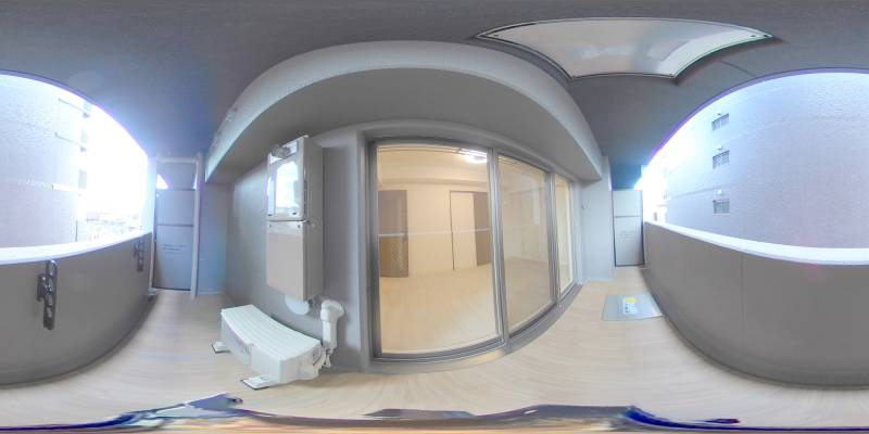 パノラマ画像バルコニー