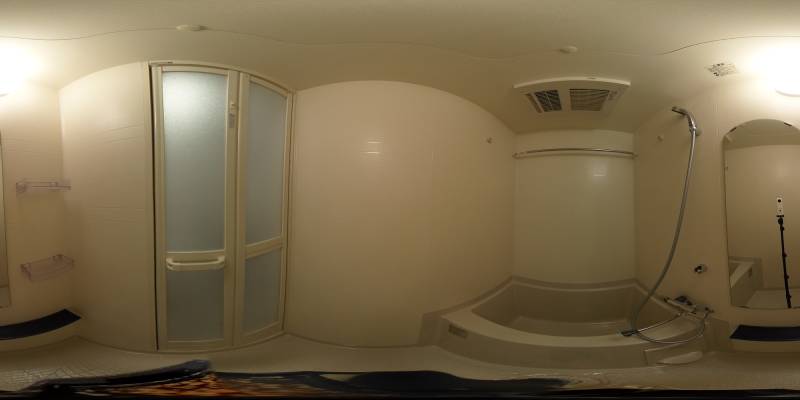 パノラマ画像バスルーム