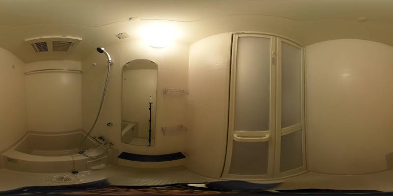 パノラマ画像バスルーム