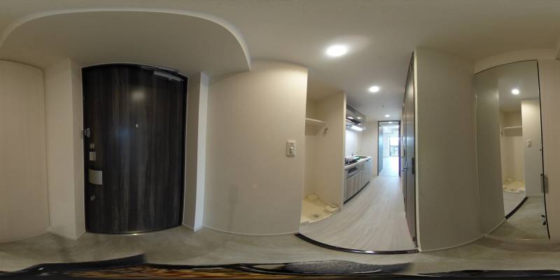 パノラマ画像玄関