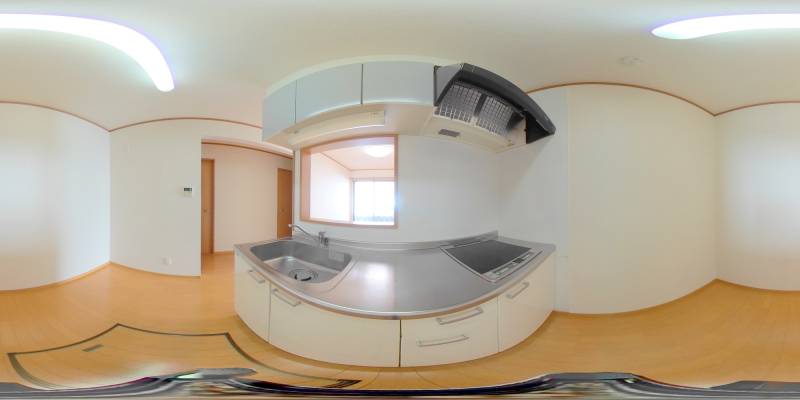 パノラマ画像キッチン