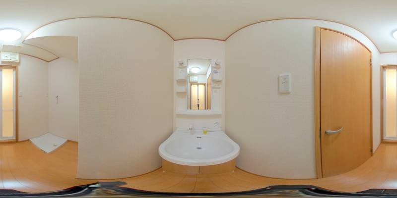 パノラマ画像洗面所