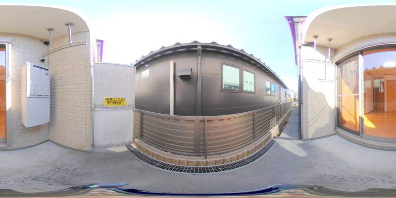 パノラマ画像バルコニー