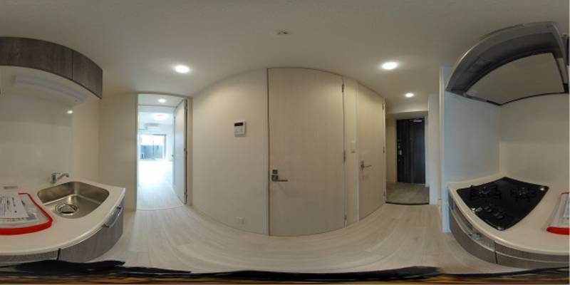 パノラマ画像キッチン