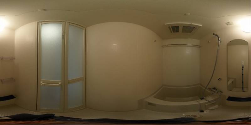 パノラマ画像バスルーム